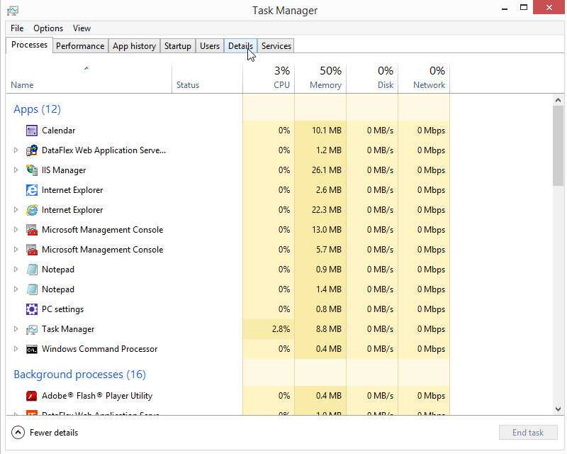 Start Task Manager