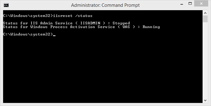 Check IIS Missing Services