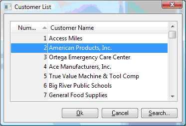 Prompt List Example