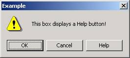 Example Message Box