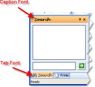 Caption Font Example