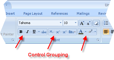 Control Grouping