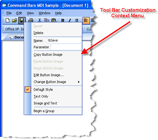 Context Menu Example