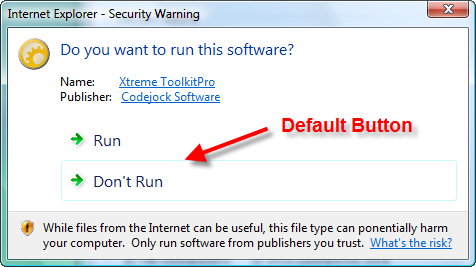 Default Button