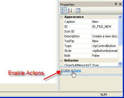 Enable Actions