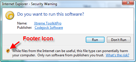 Footer Icon
