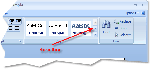 Gallery Scroll Bar