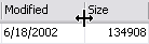 Column Resize Example