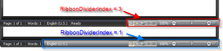 Ribbon Divider Index Colors