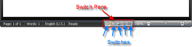 Status Bar Switch Pane