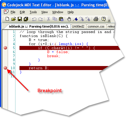 Breakpoints