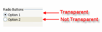 Transparent Background Example