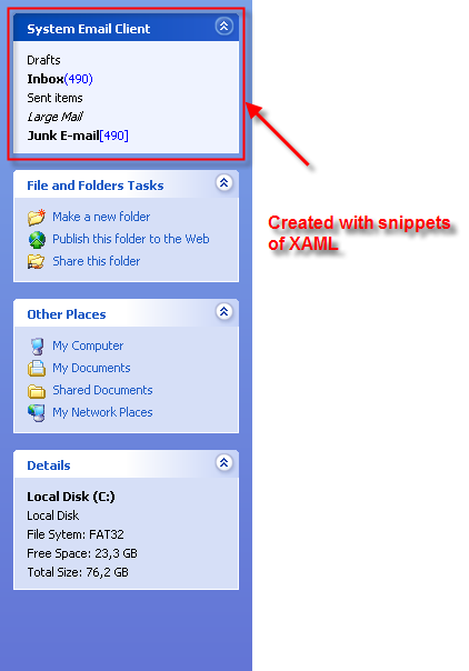 XAML Captions