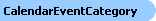 CalendarEventCategory Object Model
