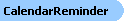 CalendarReminder Object Model