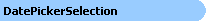 DatePickerSelection Object Model