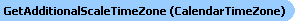Get Additional Scale Time Zone