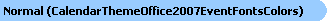 Normal Font Colors