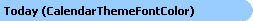 Today Font Color