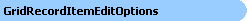 GridRecordItemEditOptions Object Model