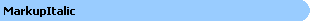 MarkupItalic Object Model