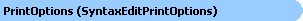 Print Options