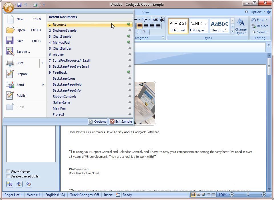 Office 2007 Style