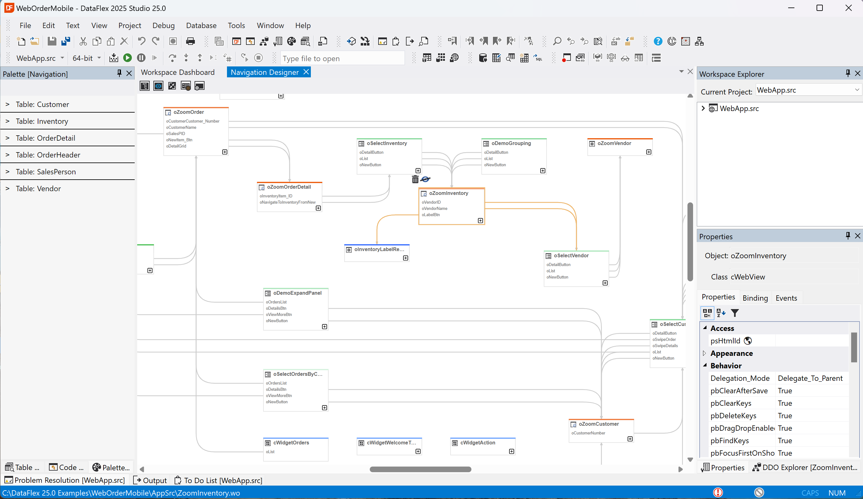 Navigation Designer in Studio
