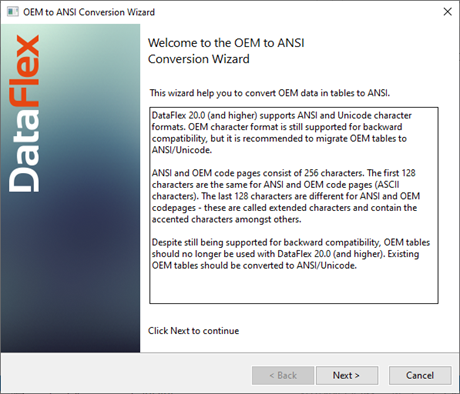 Welcome Screen