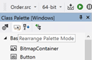 Class Palette Toolbar Tooltips