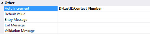 Contacts Table Auto Increment Done