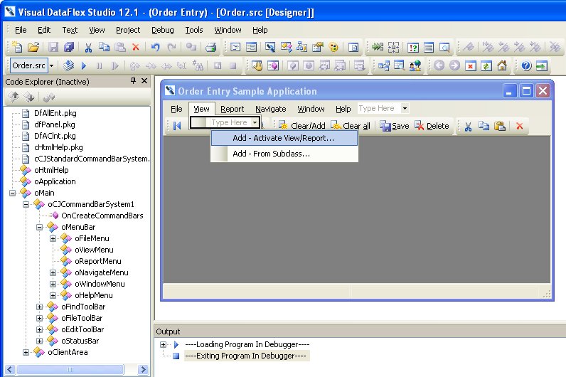 Creating Menu Items