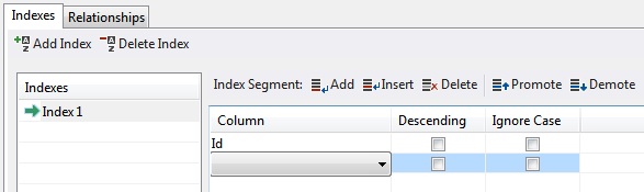 Vendor Table Index 1 Complete