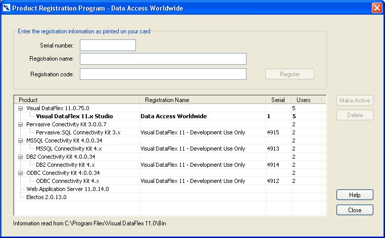 Product Registration