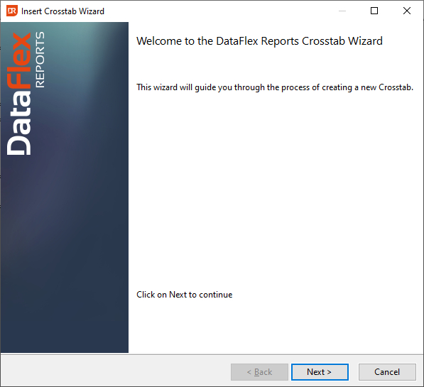 Crosstab Welcome