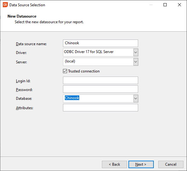 Data Source Selection