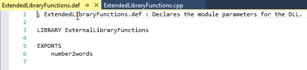 Export Functions