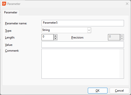 Create New Parameter