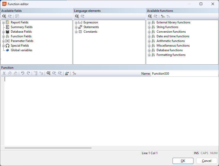 Function Editor