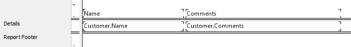 Report Layout