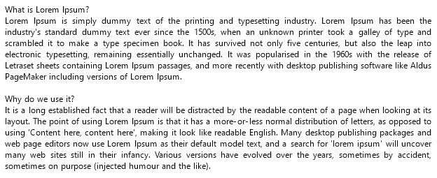 Justified Text Formatting Sample