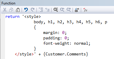 CSS Via Style Element In Function