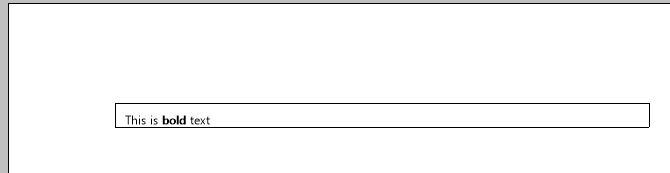 CSS bold with Margins
