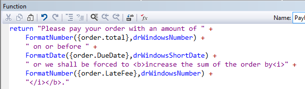 HTML Data From Function