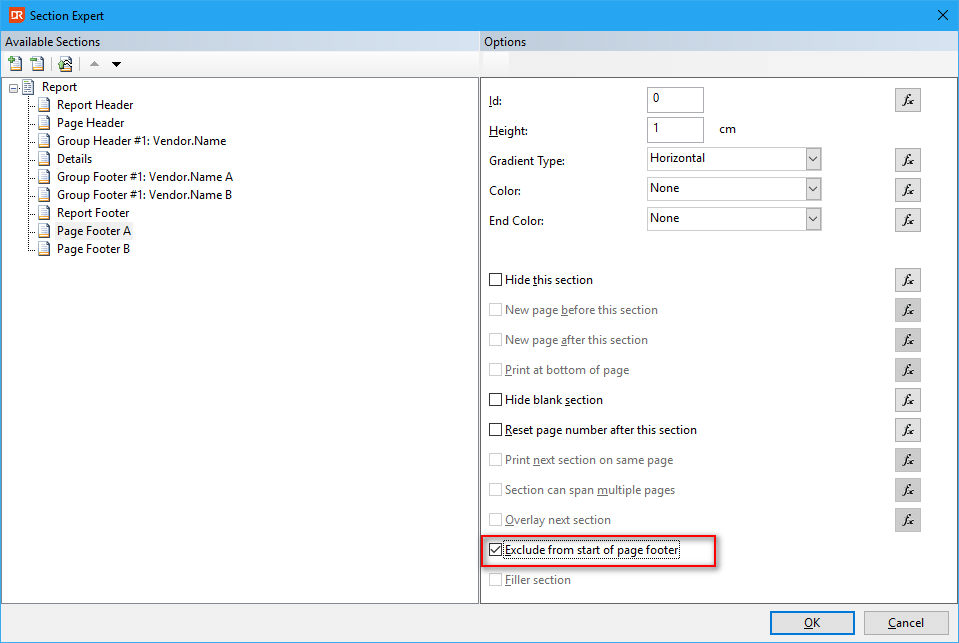 Exclude Page Footer in Calculation