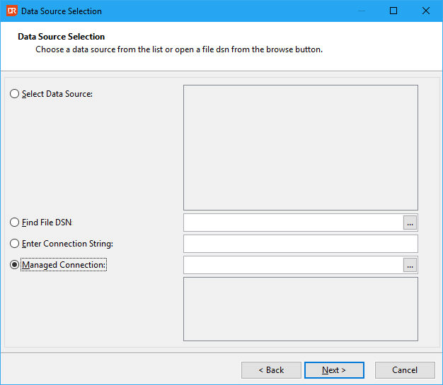 Select DFConnID in v6.1