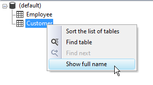 Show Full Name Menu Item